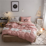 Sets Coral Velvet Bedding with Pillow and Quilt Cover Textile for Christmas
