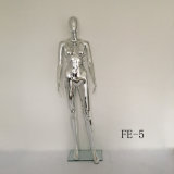 Beautiful Chrome Female Mannequin for Window Display