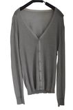 Women Pure Color Long-Sleeve Cardigan Sweater