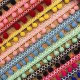 Colorful Right Angle Woolen Yarn Lace Trim