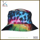 Custom Screen Printing Women Tie Dye Cotton Bucket Hat