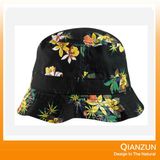 Custom Design Label Logo Popular Floral Blank Bucket Cap