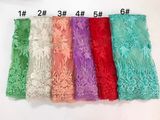 3D Latest Wholesale Hot Sale 3 D Embroidery Lace Fabric