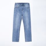 High Quality Light Blue Lady Jeans with Special Legging Opening (HDLJ0045-18)