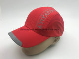 Red Polyester Quick Dry Sport Cap
