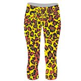 Custom 3/4 Women Sublimated Tights Gym Fitness Yoga Pants with Low MOQ