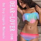 Rainbow Tassel Bikini Swimwear