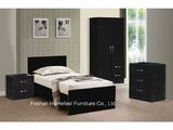 3 Piece High Gloss Combi Wardrobe Bedroom Set