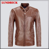 Leisure PU Jacket for Men Winter Clothes