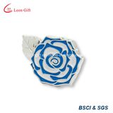 Customized Metal Gold Hard Enamel Flower Pins