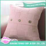 Custom Throw Pillow Case Blank Watercolor Knitted Cushion Cover