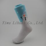 High Quality Custom Christmas Knee High Cotton Cartoon Kitten Socks