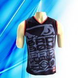 100% Polyester Man's Sleeveless Basketball Jersey