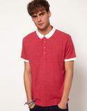 Fashion Nice Cotton/Polyester Panel Polo Shirt (P037)