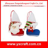 Christmas Decoration (ZY16Y193-1-2 14CM) Sock Product Christmas Boot