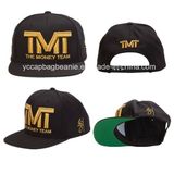 100%Wool Metalic Embroidery Snapback Hat