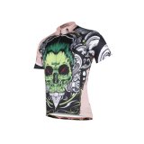 Skull Patterned Cool Men's Breathable Cycling Jersey