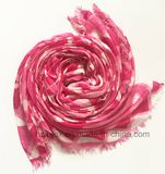 Soft Geometic Printed Pink Viscose Lady Scarf (HWBVS24)