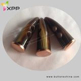 Fashion Plastic Toggle with Metal Cap