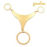 Fashion Golden Alloy Accessory for Garment