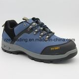 China Black PU Injection Safety Shoes Price/Black Executive Safety Shoes