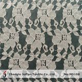 Ivory Flower Lace Fabric Wholesale (M5108)