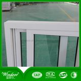 Three Panes with Mosquito Net UPVC Sliding Window