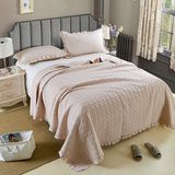 100% Cotton Printed Ultrasonic Lightweight Camel Summer Bedding Coverlets