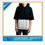 Latest Fashion Design Mens Short Sleeve Pullover Hoodie