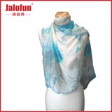 ISO Cerificated Digital Printing Lady Silk Scarf (HYS-AF001)