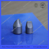 Tungsten Carbide Scoop Button for Single Cone Bit