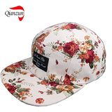 Cute Purple Roses 5panels Applique Leisure Hats