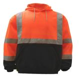 ANSI/Isea 107-2010 Class 3 Pull Over Fleece Hooded Sweatshirts