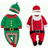 Toddler Baby Kids Christmas Long Sleeve Romper Jumpsuit Playsuit Outfits Set