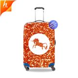 Polyester Animal Luggage Bag Cover with Zipper Closure