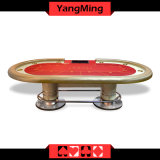 Oval Disk Feet Standard Factory Casino Poker Table 10 Players Ym-Tb021