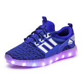 Kids LED Shoes Fashion Rechargeable 3D Kinit LED