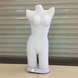 White Light Torso Mannequin Half Body Female Dummy for Underwear Display