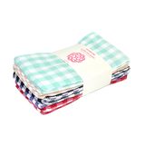 Pantone Color Cotton Waffle Tea Towel Yarn Dyed Checked Kitchen Dish Towel