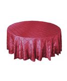 Wedding Decoration Pintuck Taffeta Table Cloth Wedding Tablecloth