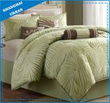 Green Palm Tree Design Printed Microfiber Comforter Set