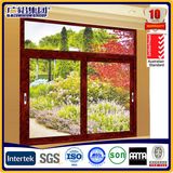 Kitchen Household Sliding Sash Window Powder Coating / Reflective Glass Double Slider Window