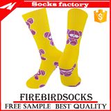 Knitted Athletic Made Logo Basketball Elite Sports Socks Custom Logo Sock