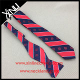 100% Silk Custom Woven Bow Tie Neck Tie Set for Men