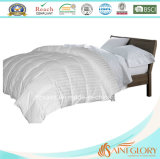 Luxury White Stripe Goose Down Duvet Duck Feather and Down Comforter