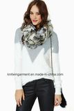 Lady Oversized Cotton Sweatershirt by Knitting Design (W17-695)