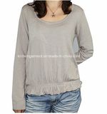 Ladies Round Neck Hoodies Sport Casual Wearing (12AW-088)