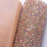 Decorative Crystal Rhinestone Sheet Hot Fix Rhinestone Mesh for Garment Accessories