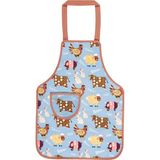 Animal Design Cute PVC Printed Apron for Kids (AP922W)