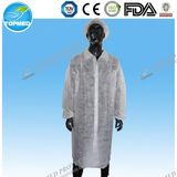 Stylish Disposable Medical Hospital Coat, Working Coat Uniform, Nonwoven Protective Coat